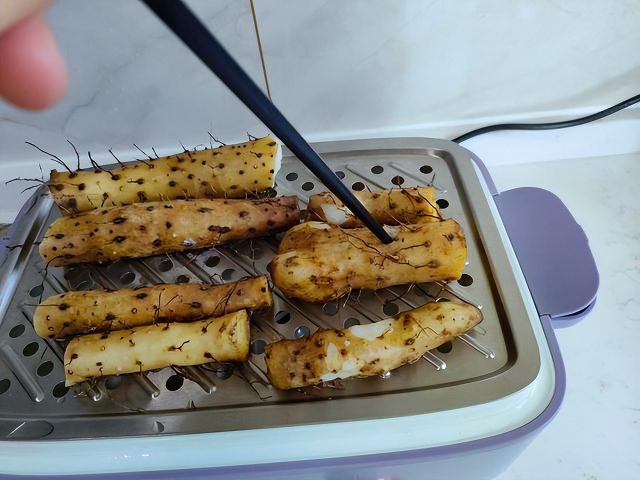 山药紫薯奶香小馒头给孩子吃,山药小馒头孩子一口一个吃不够