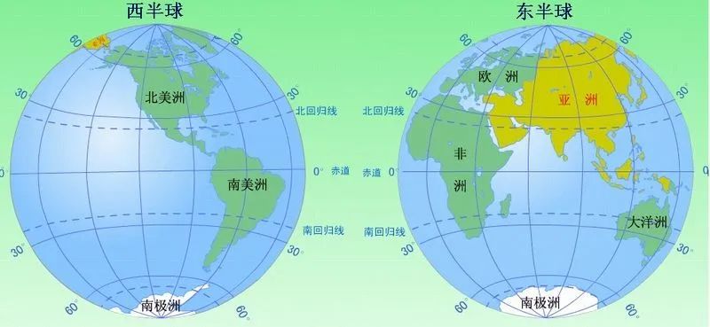 地理判断东西半球的方法,如何判断东西南北半球技巧