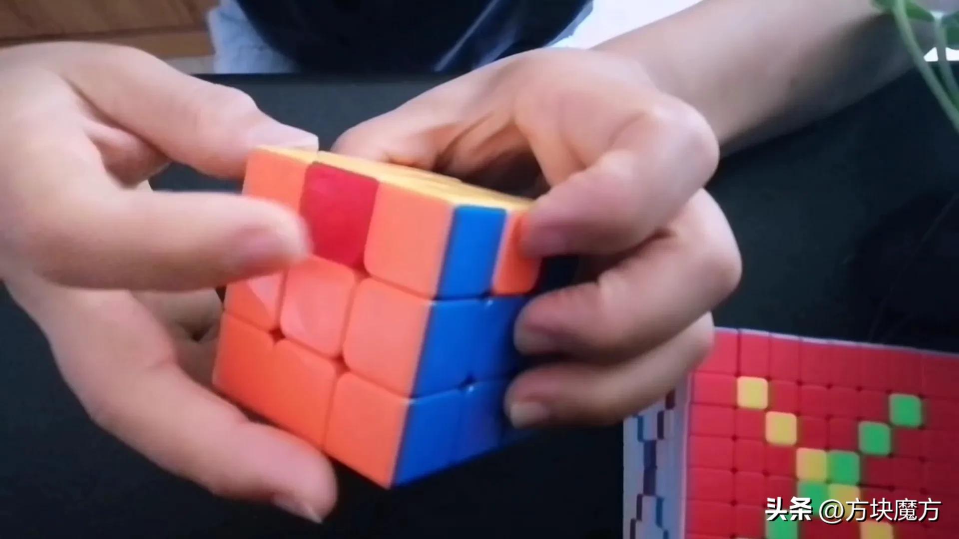 三阶魔方还原最后一步,三阶魔方还原黄色十字