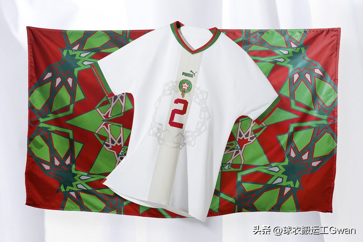 2022年世界杯摩洛哥队服,摩洛哥国家队2022世界杯