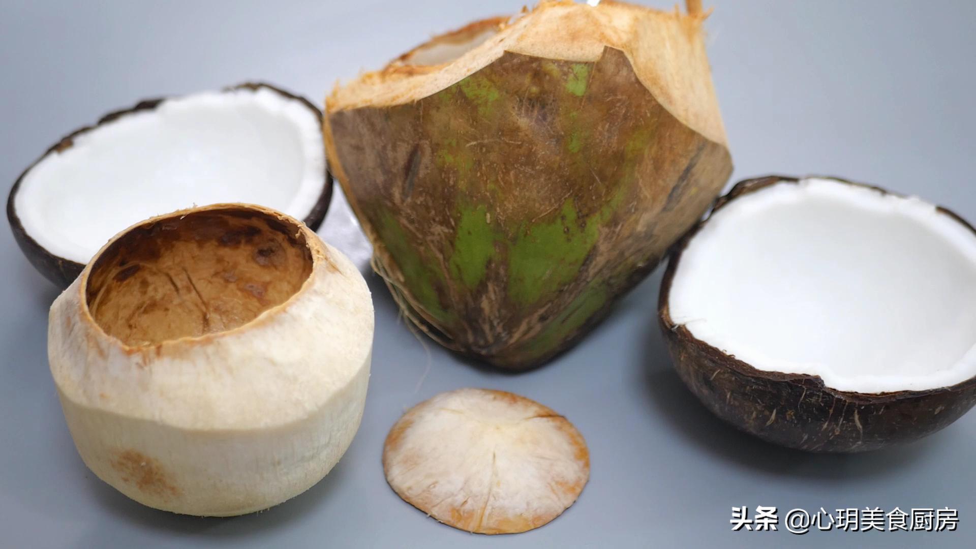 如何打开椰子取椰子肉,用开椰子的工具如何打开椰子