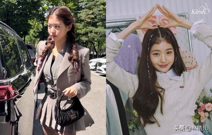 虞书欣赵露思齐刘海造型,虞书欣同款发型双麻花辫怎么搞