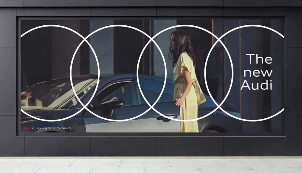 奥迪车标改黑色logo,奥迪换黑车标