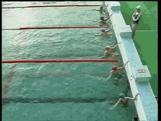 仰泳换自由泳的切换分解动作图解,混合泳仰泳后滚翻动作要领