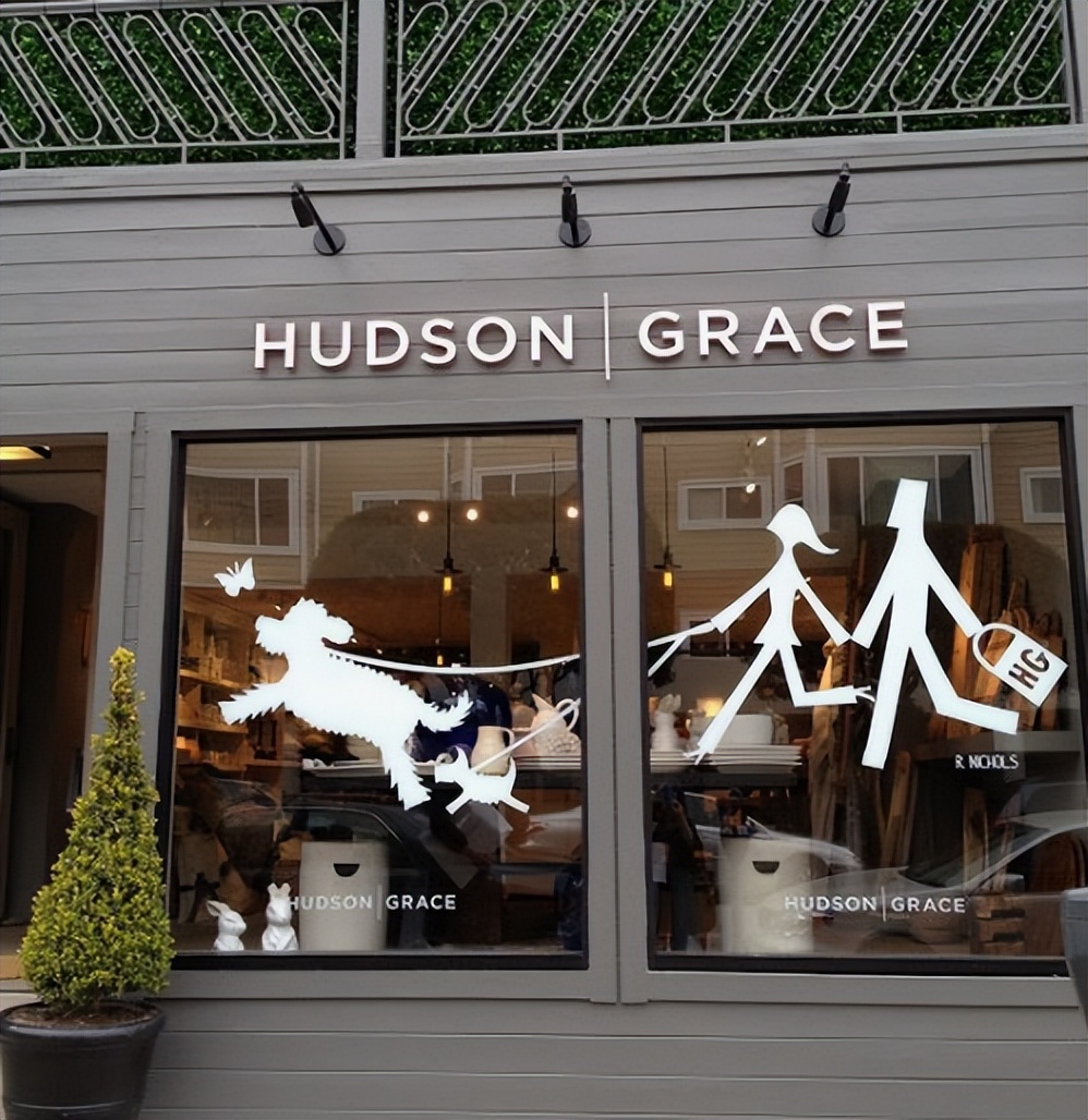 很有高级感的店招,35平店面设计