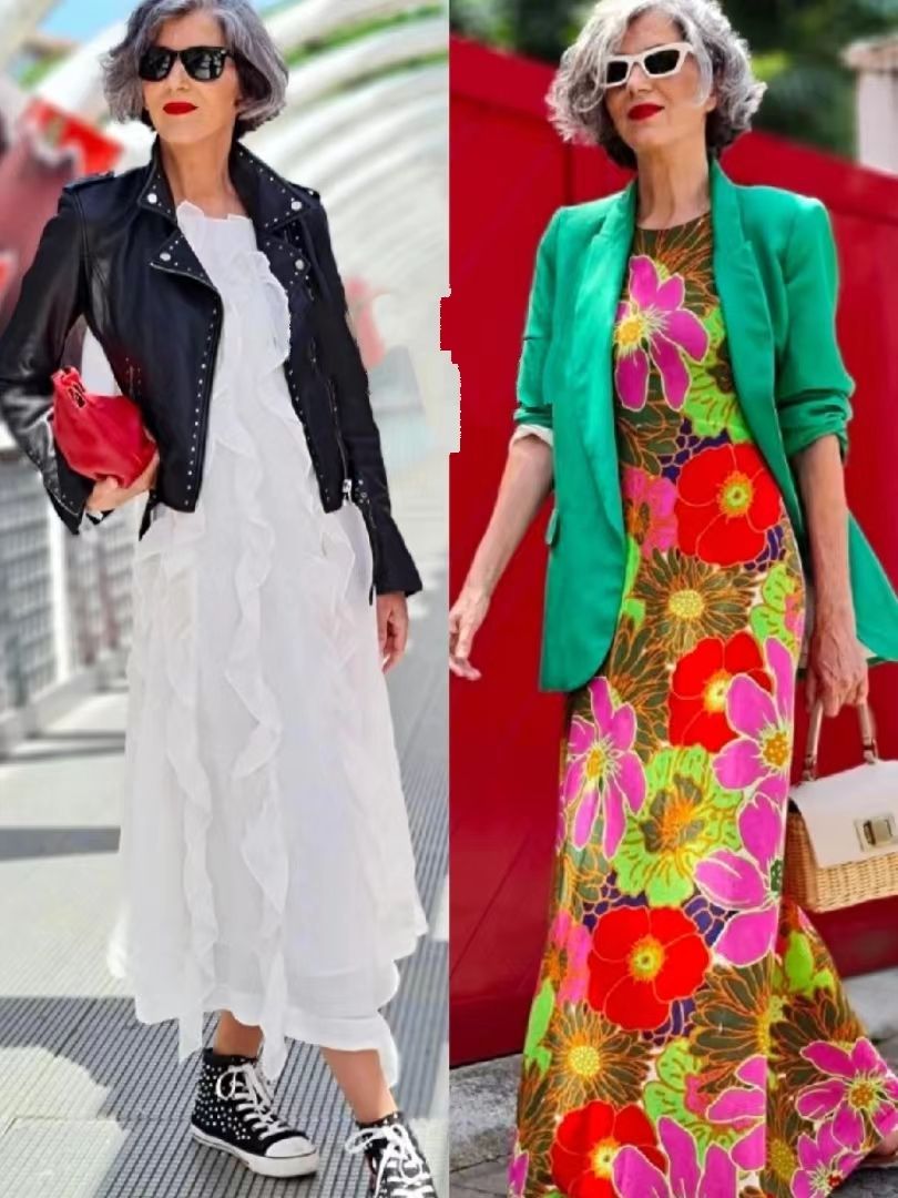 老年人街拍,看完这些穿搭就懂了