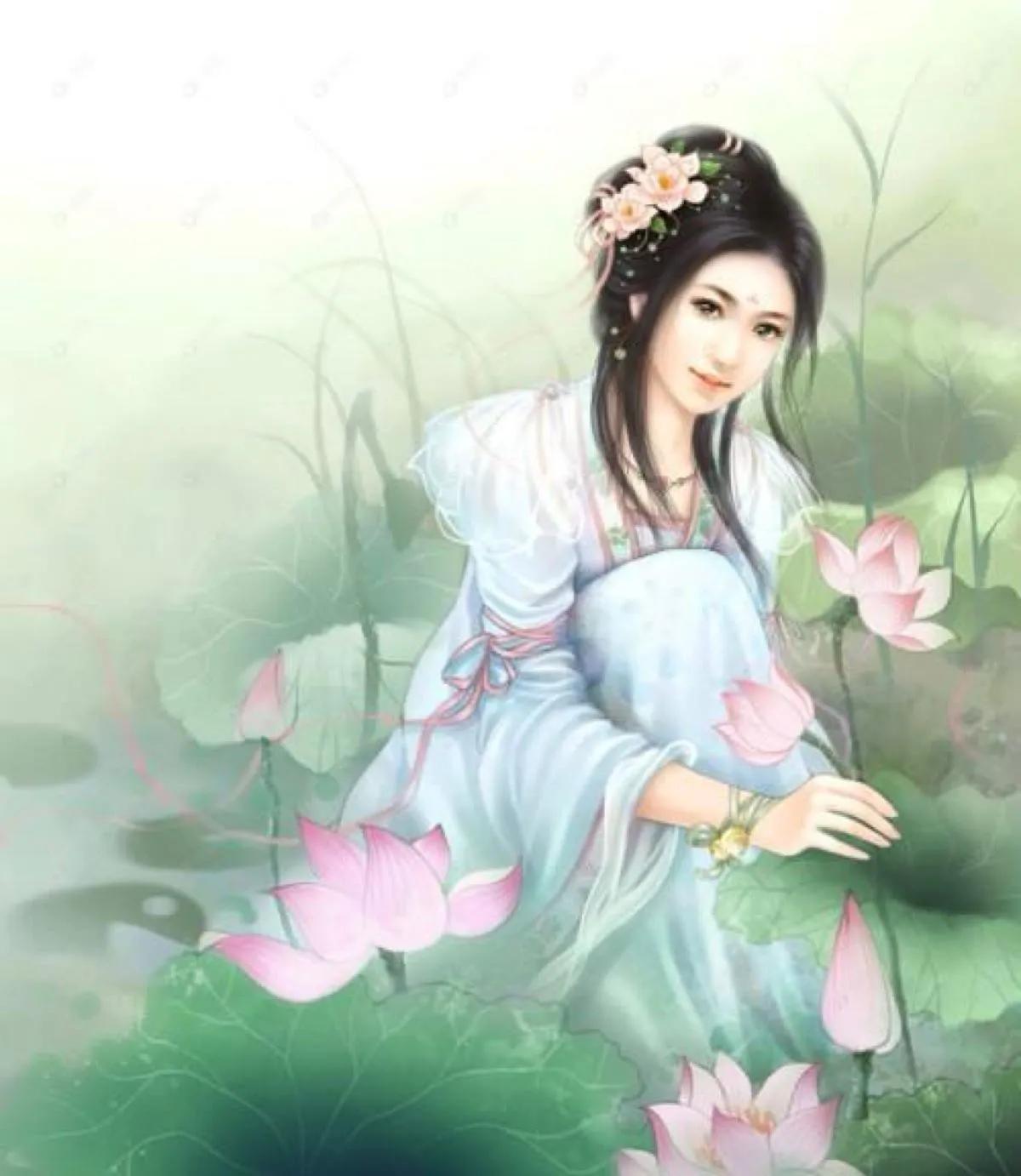 精美手绘手机壁纸古装演员,唐嫣古装高清壁纸