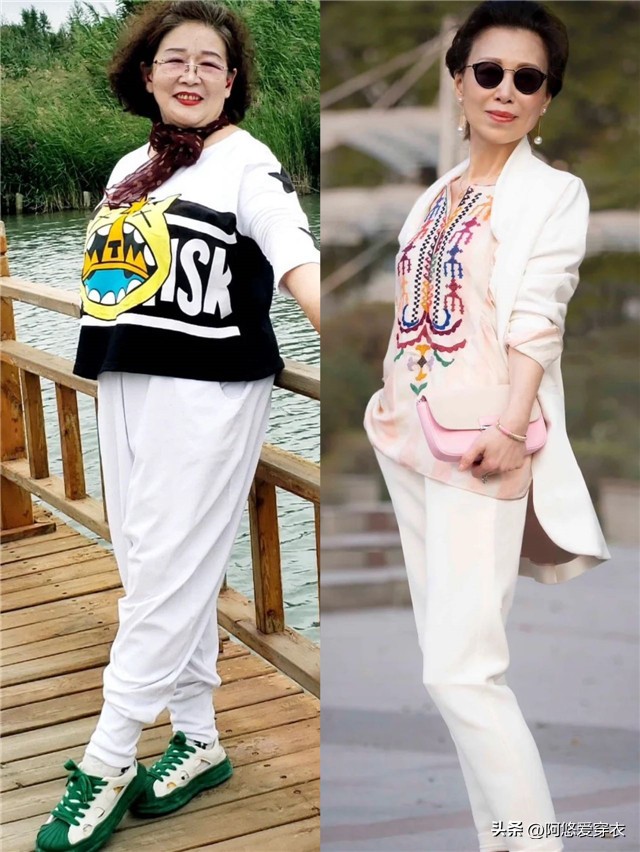 过七旬奶奶穿搭真时髦,老年人跟不上潮流