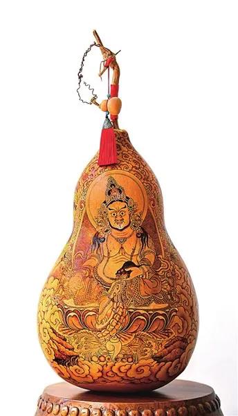 民间工艺美术葫芦烙画,淄博葫芦烙画