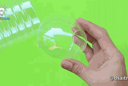 创意折叠花盆灯,洗洁精瓶做花盆小花瓶