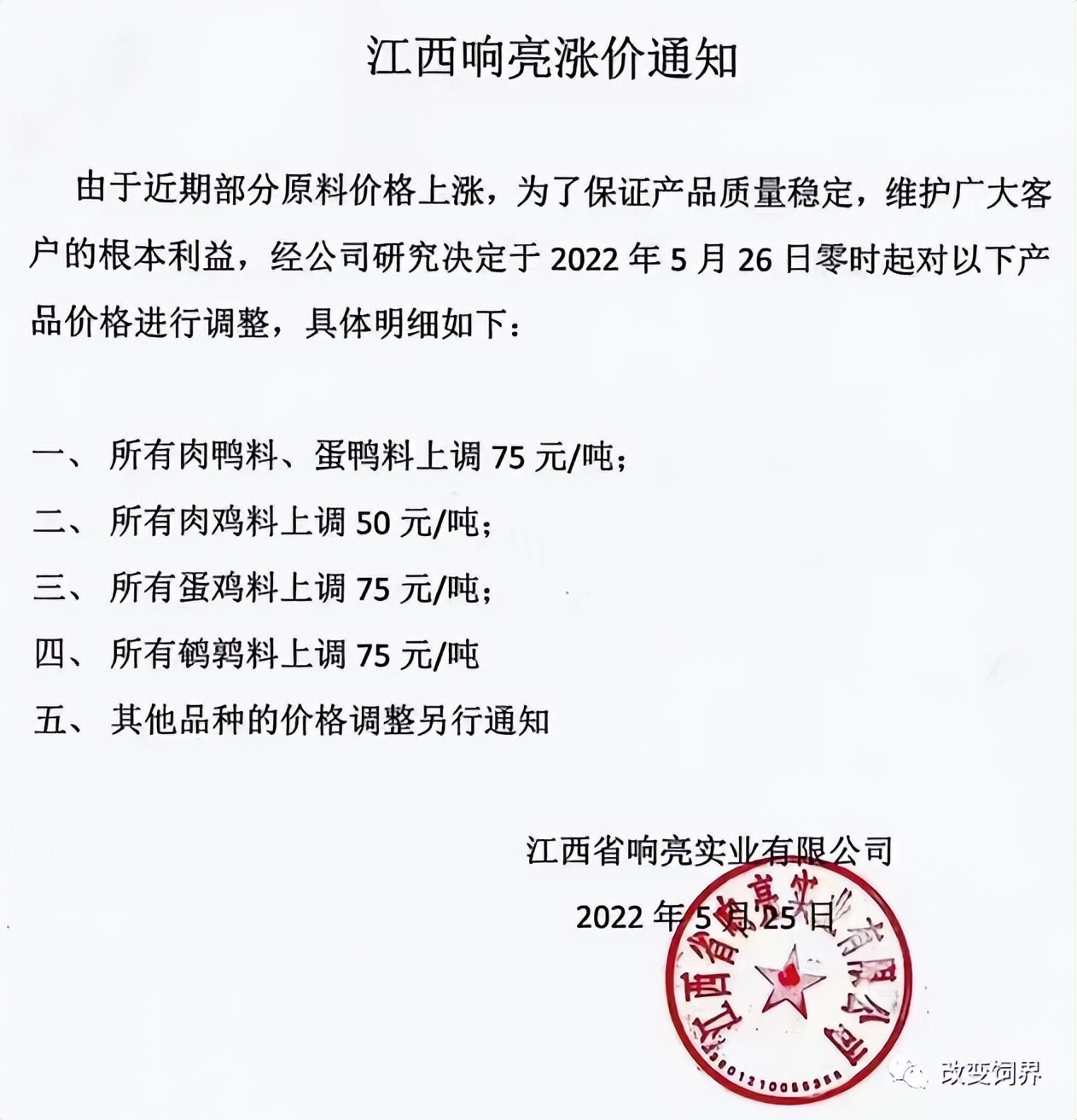 最高涨175元/吨！饲料涨价潮蔓延全国，新希望、大北农、海大、通威、特驱、安佑、金钱、漓源等纷纷宣布...