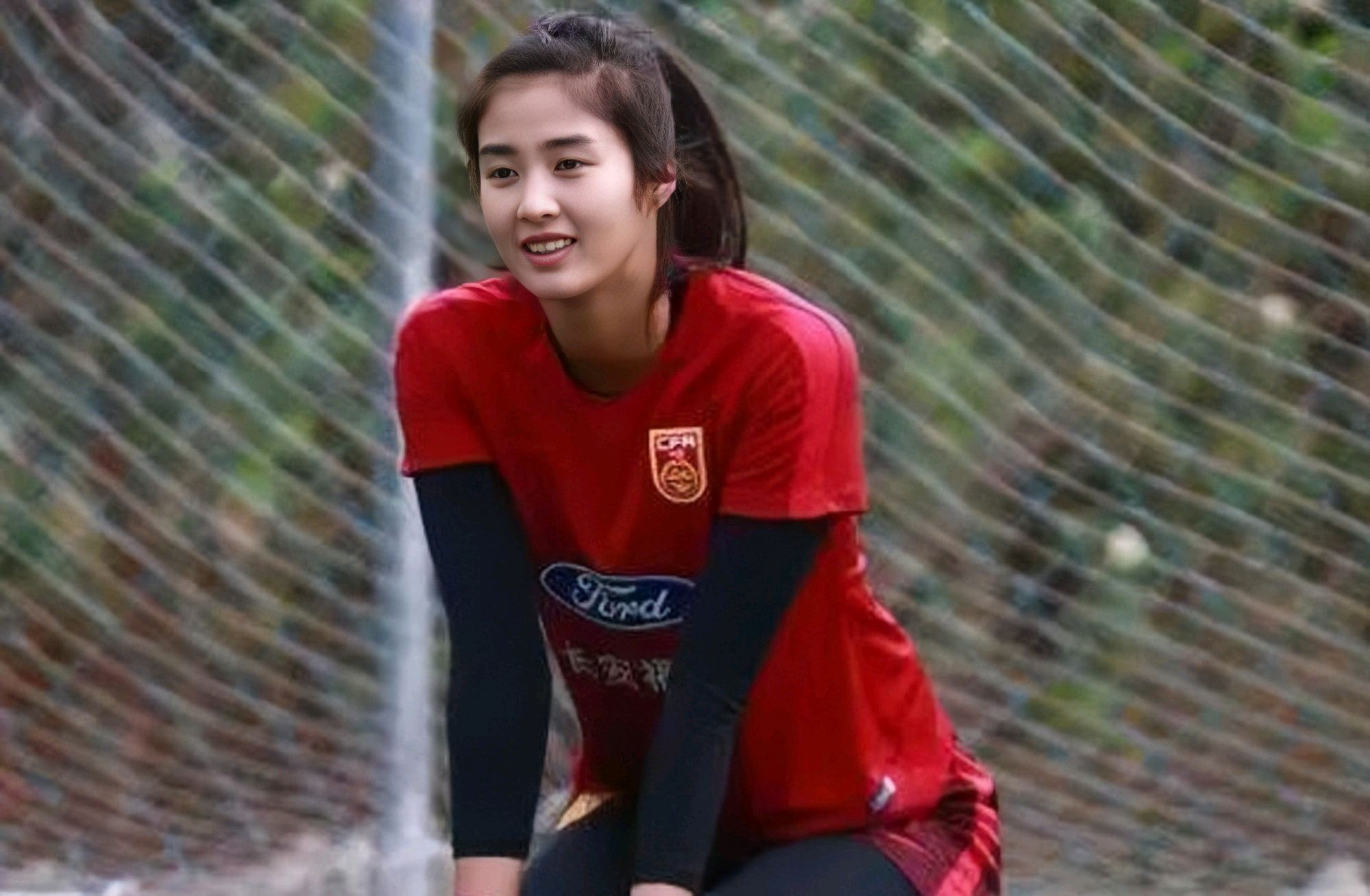 最漂亮的足球门将,中国女足球门将照片