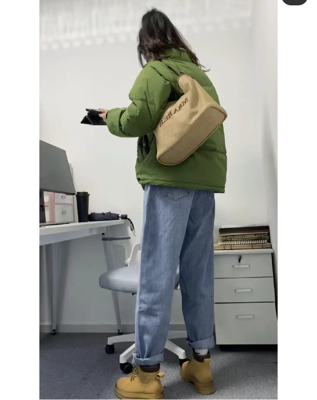 打工人羽绒服穿搭,精致打工人一周穿搭男冬天