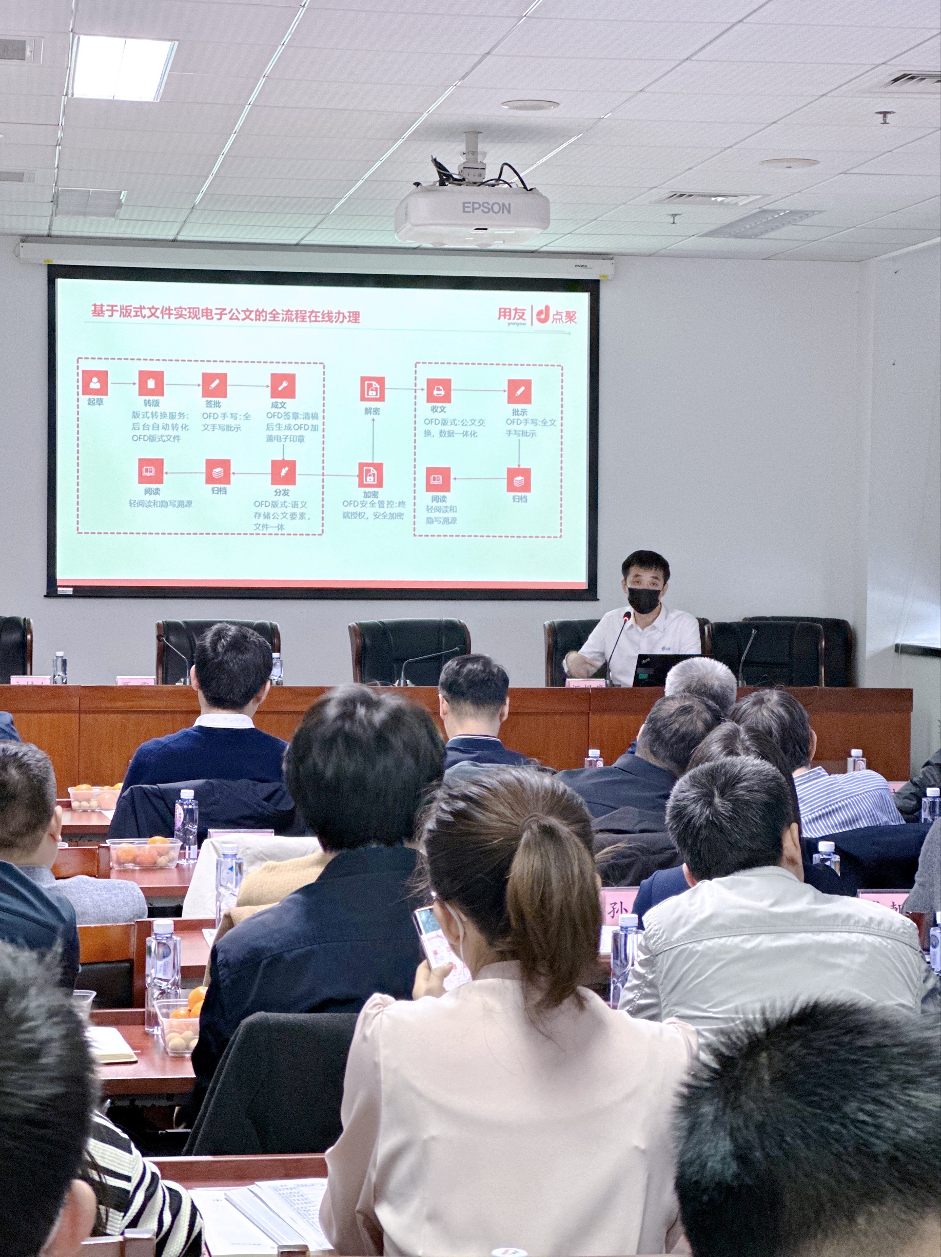 点聚出席公文全程电子化交流研讨会并发表主旨演讲