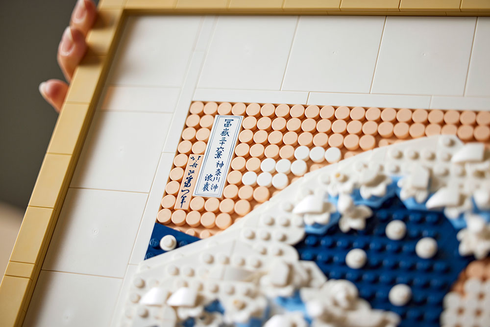 乐高神奈川拼图,葛饰北斋神奈川冲浪图有多少幅