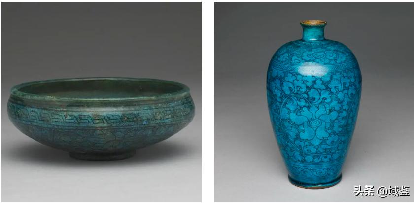 清官窑孔雀蓝釉,明清孔雀蓝釉瓷器图