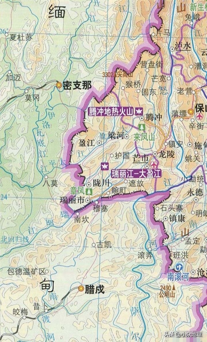 印度洋和北冰洋水系,云南印度洋水系