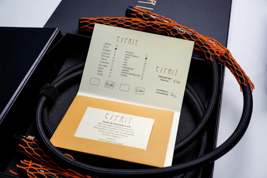 DAM1与享声旗舰产品线材推荐-法国Esprit铜线