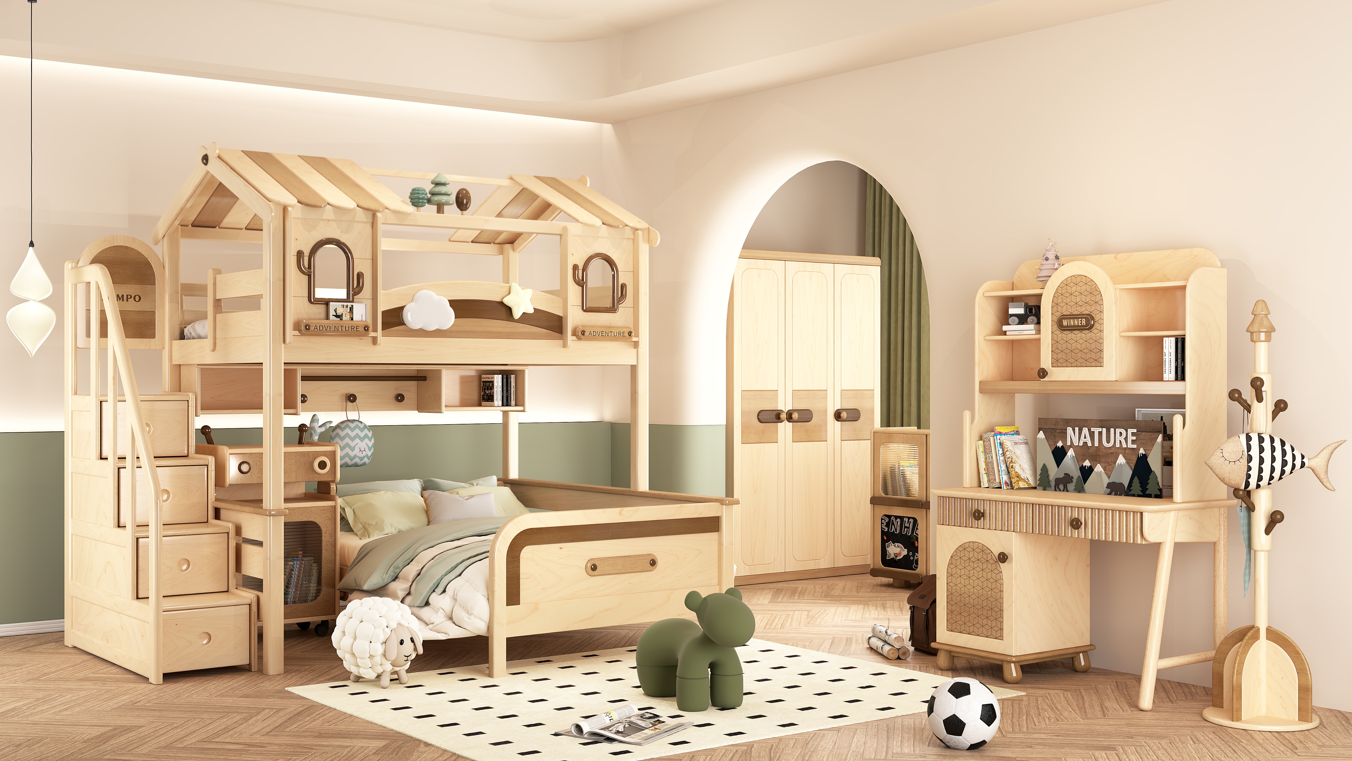 儿童家具品牌有哪些,哈睿青少年儿童家具