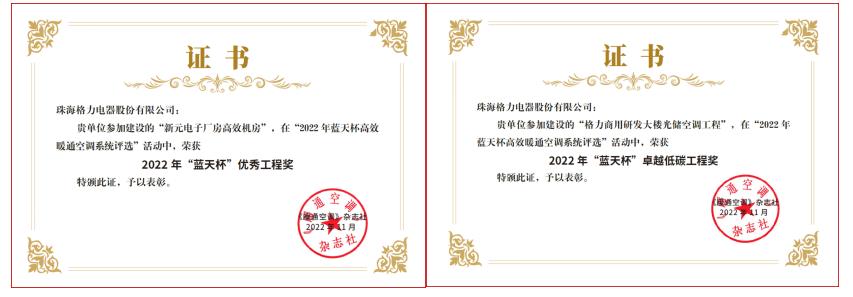 展自主创新之翼,格力节能技术闪耀“蓝天杯”