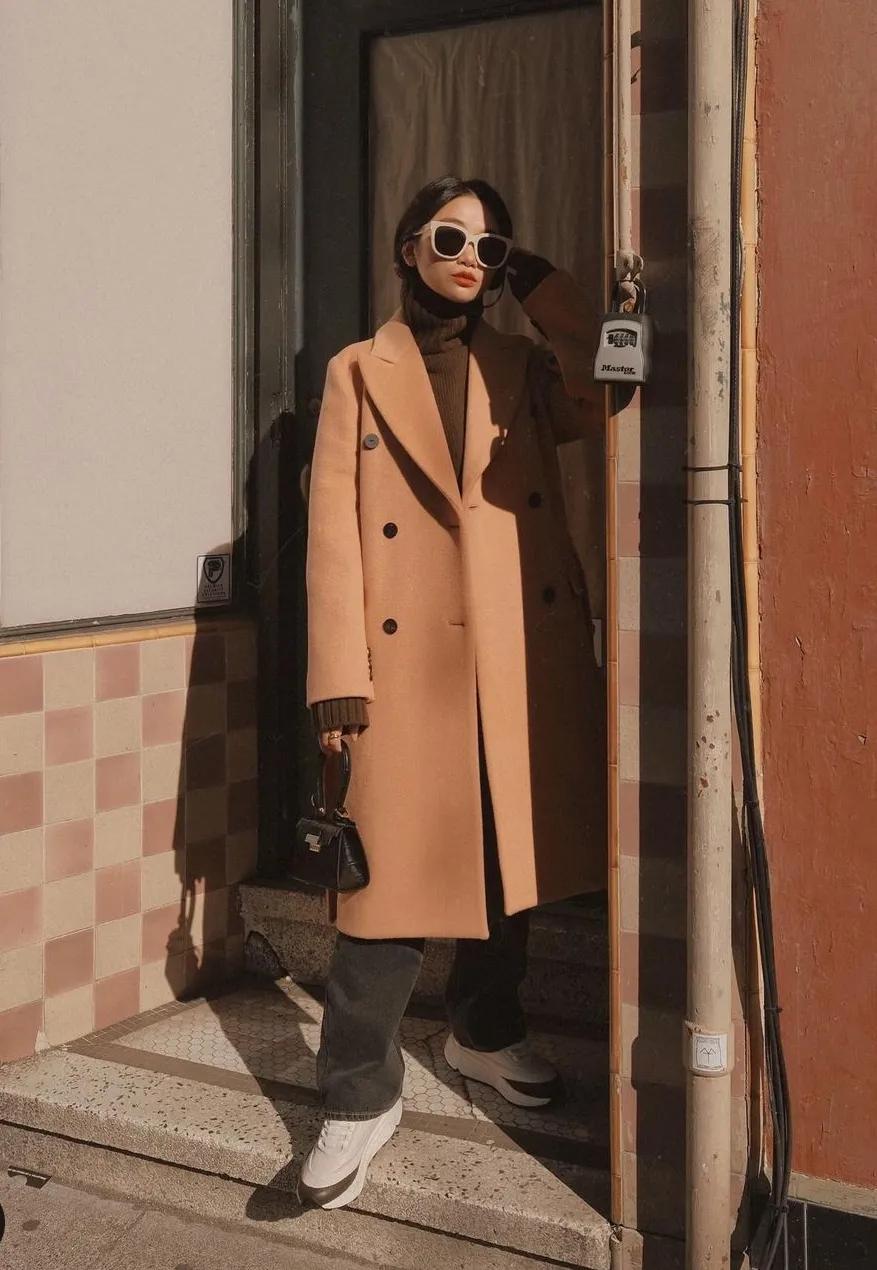 收藏大衣的方法和技巧,大衣穿搭150显高显气质