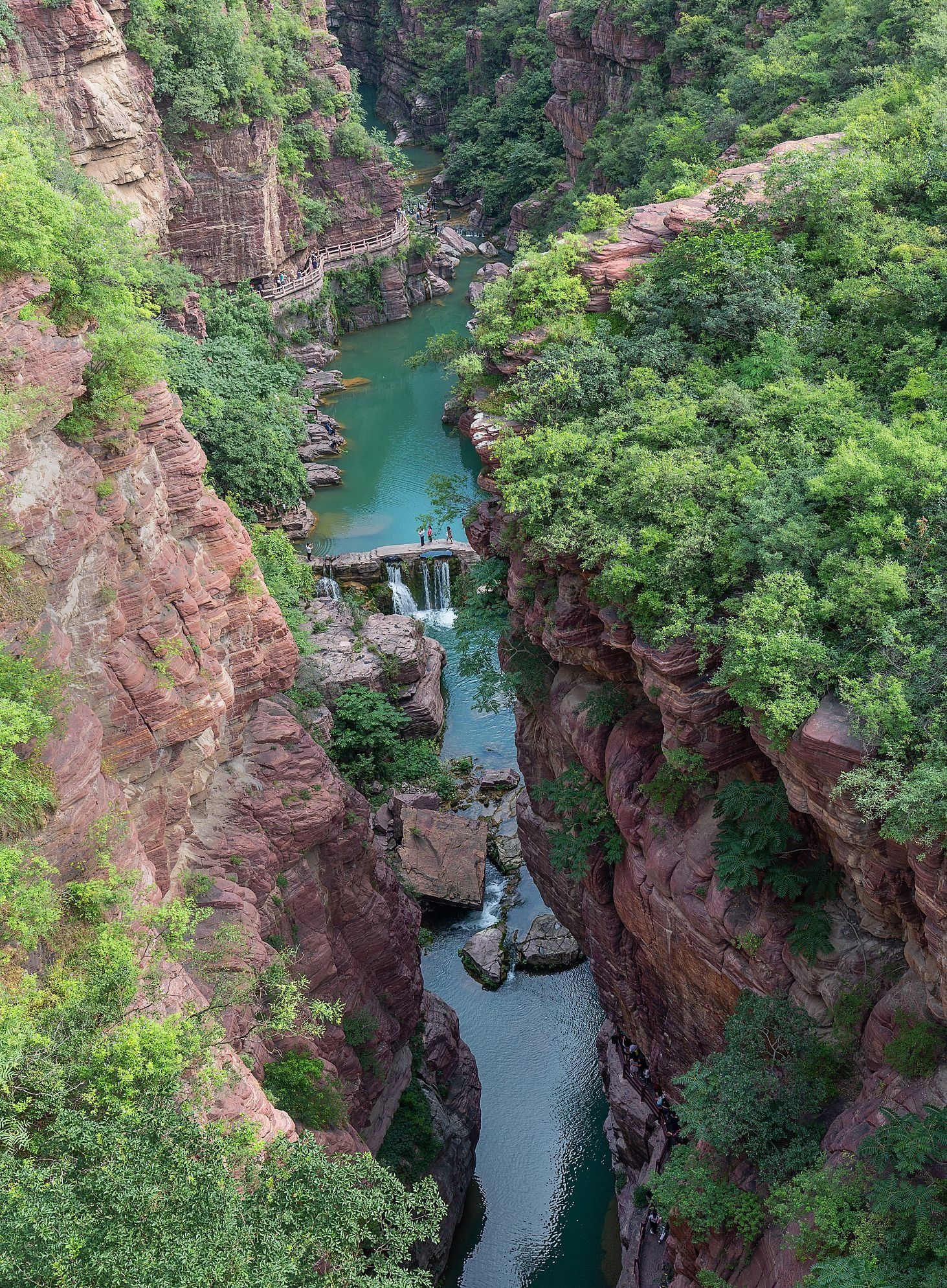 新乡八里沟最新视频,新乡八里沟游玩攻略摩托