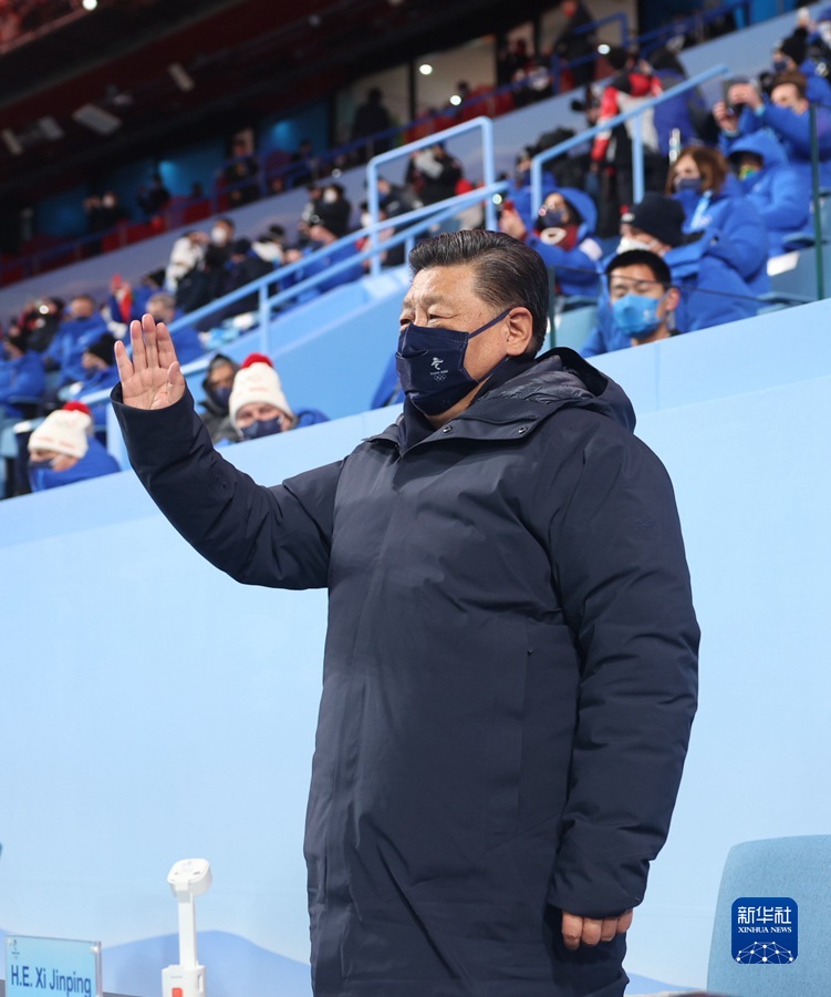 第二十四届冬季奥林匹克运动会在北京隆重开幕习*平近**出席开幕式并宣布本届冬奥会开幕