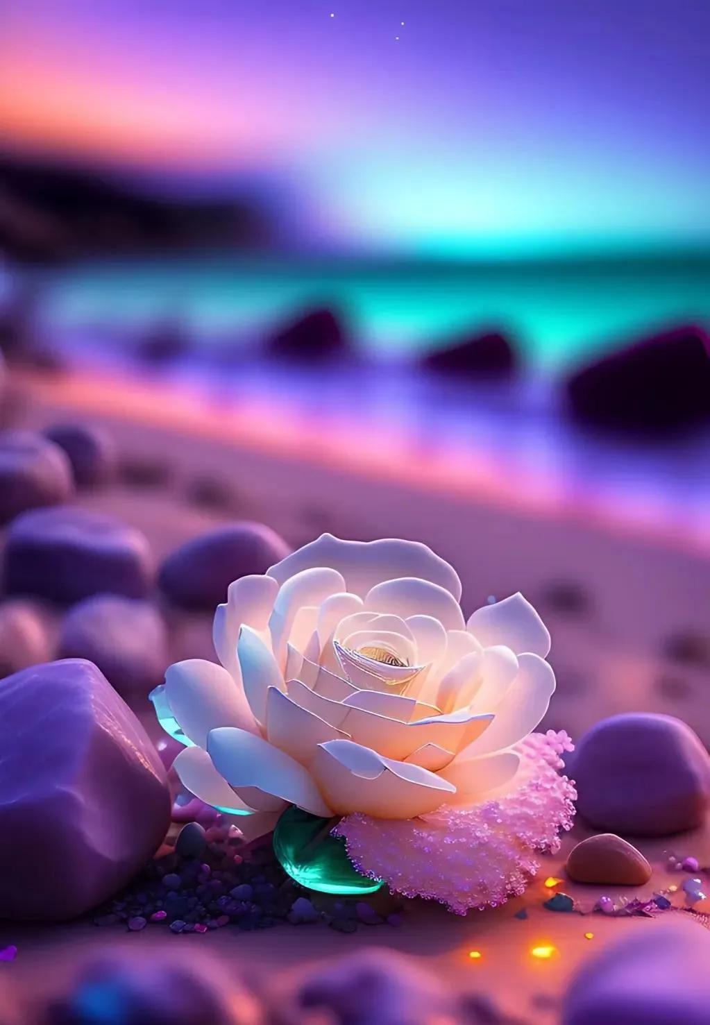 水晶玫瑰花之恋,水晶之恋花朵