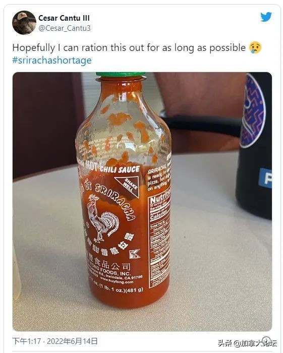急了!加拿大中餐馆、超市常见辣酱要停产!有人卖$1000/瓶