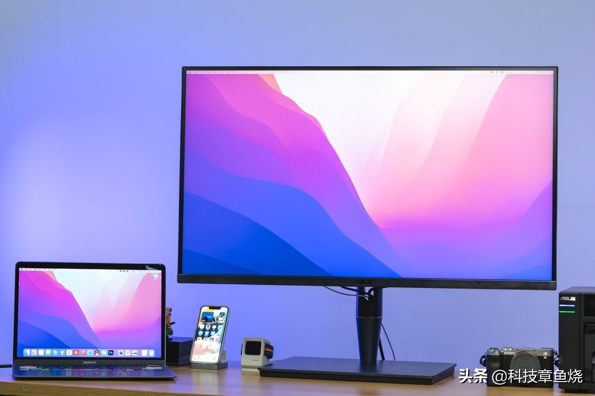 华硕pa248qv对比评测,华硕pa32ucx显示器开箱