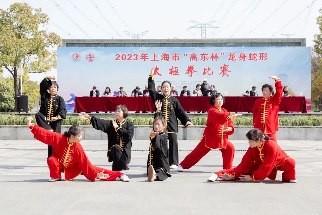 2023年“高东杯”龙身蛇形太极拳比赛在高东公园圆满举行
