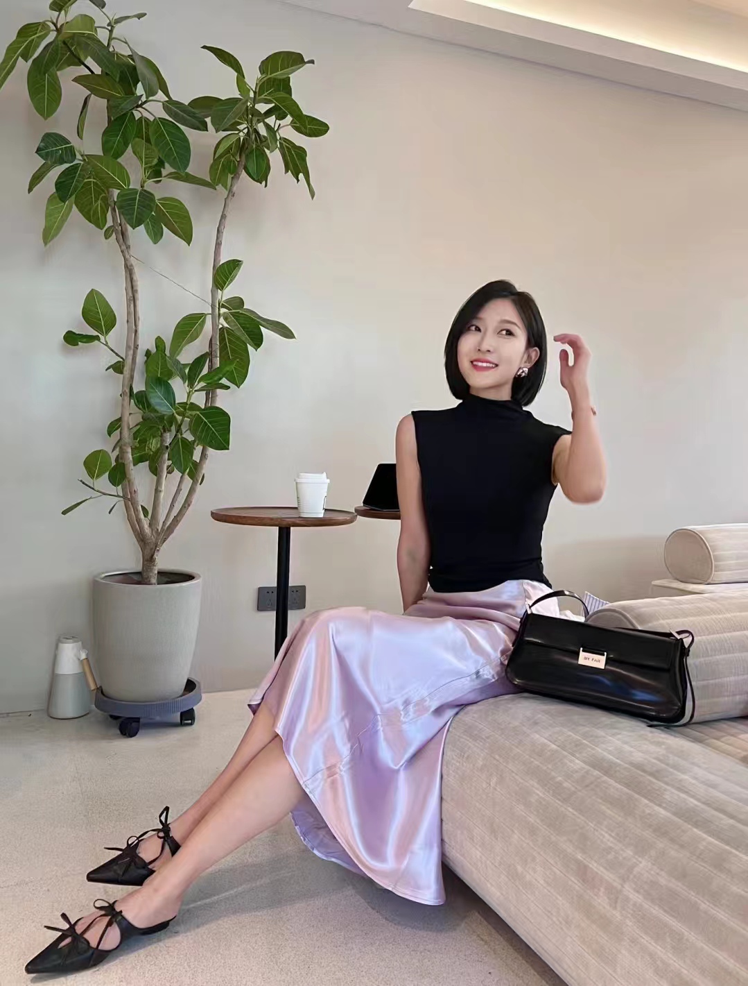 紫色衣服怎么搭配少女更有时尚感,紫色衣服搭配全过程