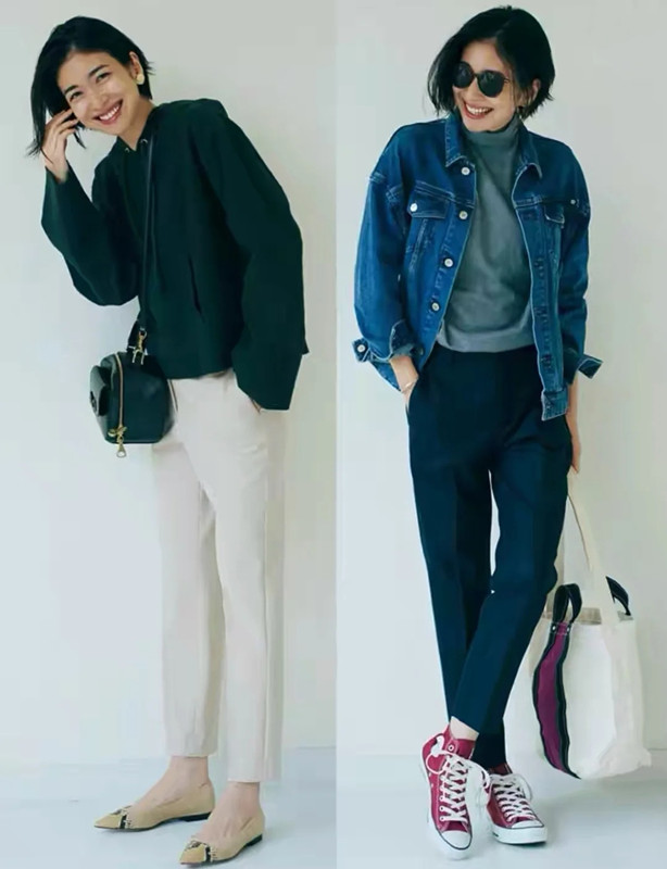 百搭小脚裤女阔腿裤,高腰阔腿裤显瘦小脚裤