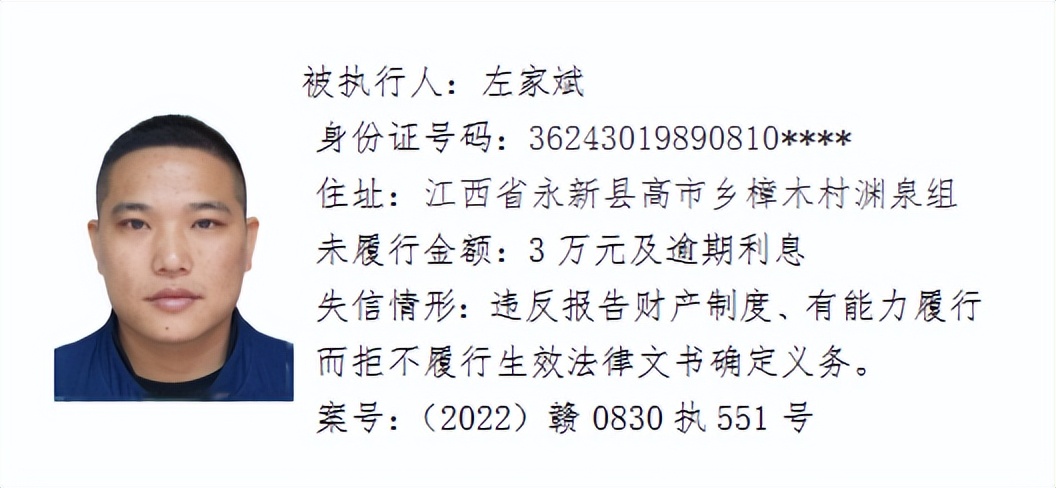 欠了几千元都不还，和他们打交道请小心！吉安这64人被曝光！