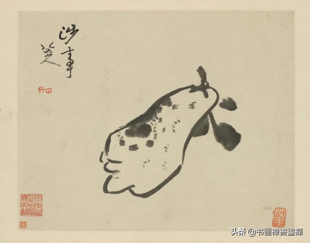 八大山人画山水画,八大山人作品欣赏国画