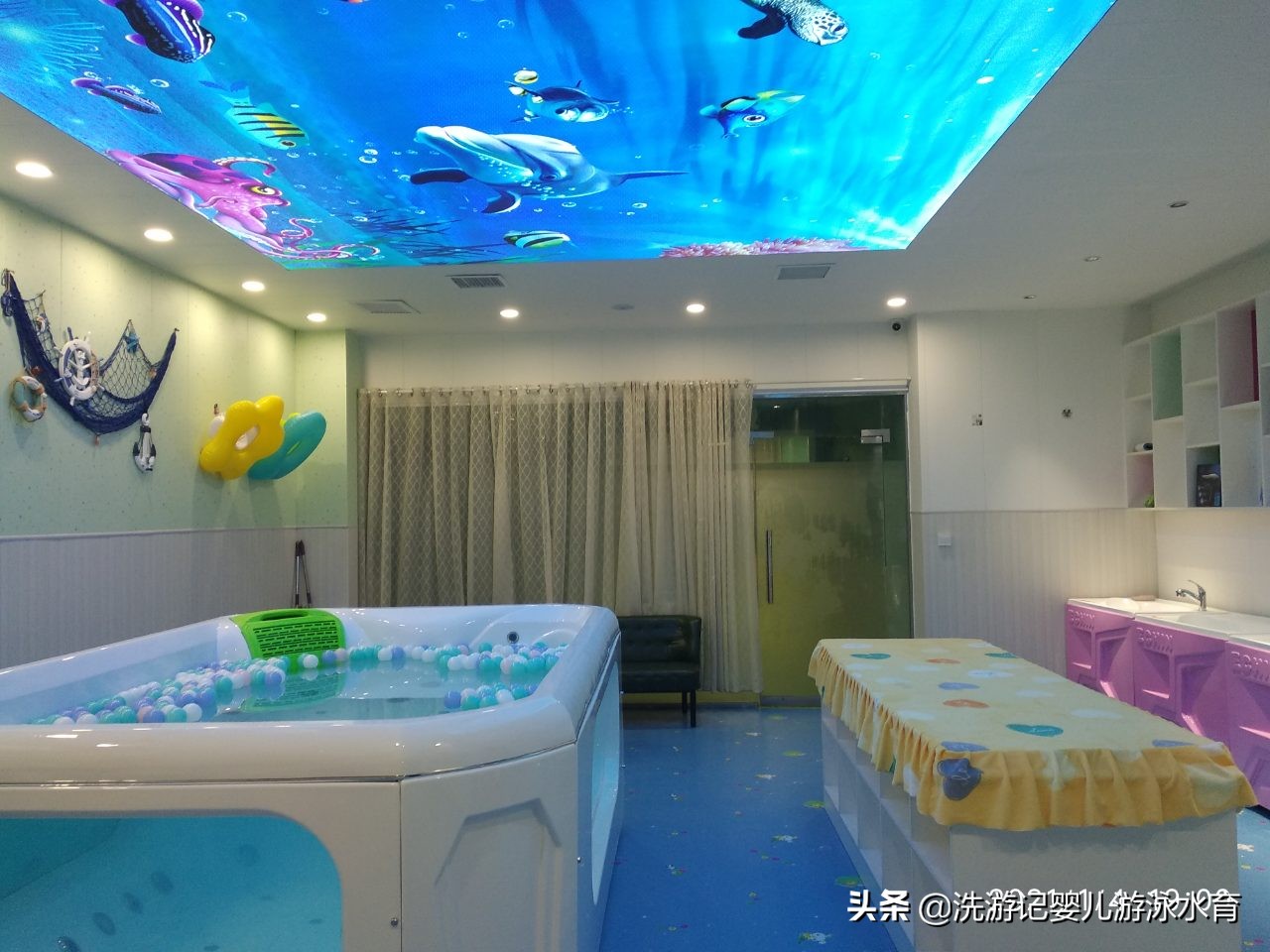 母婴店泳池翻新,郑州婴儿洗澡母婴馆