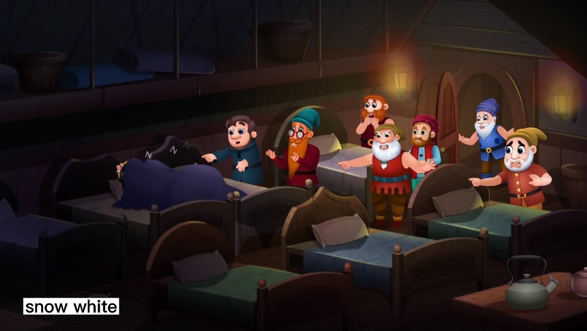 格林童话白雪公主英文阅读,白雪公主格林童话国语版