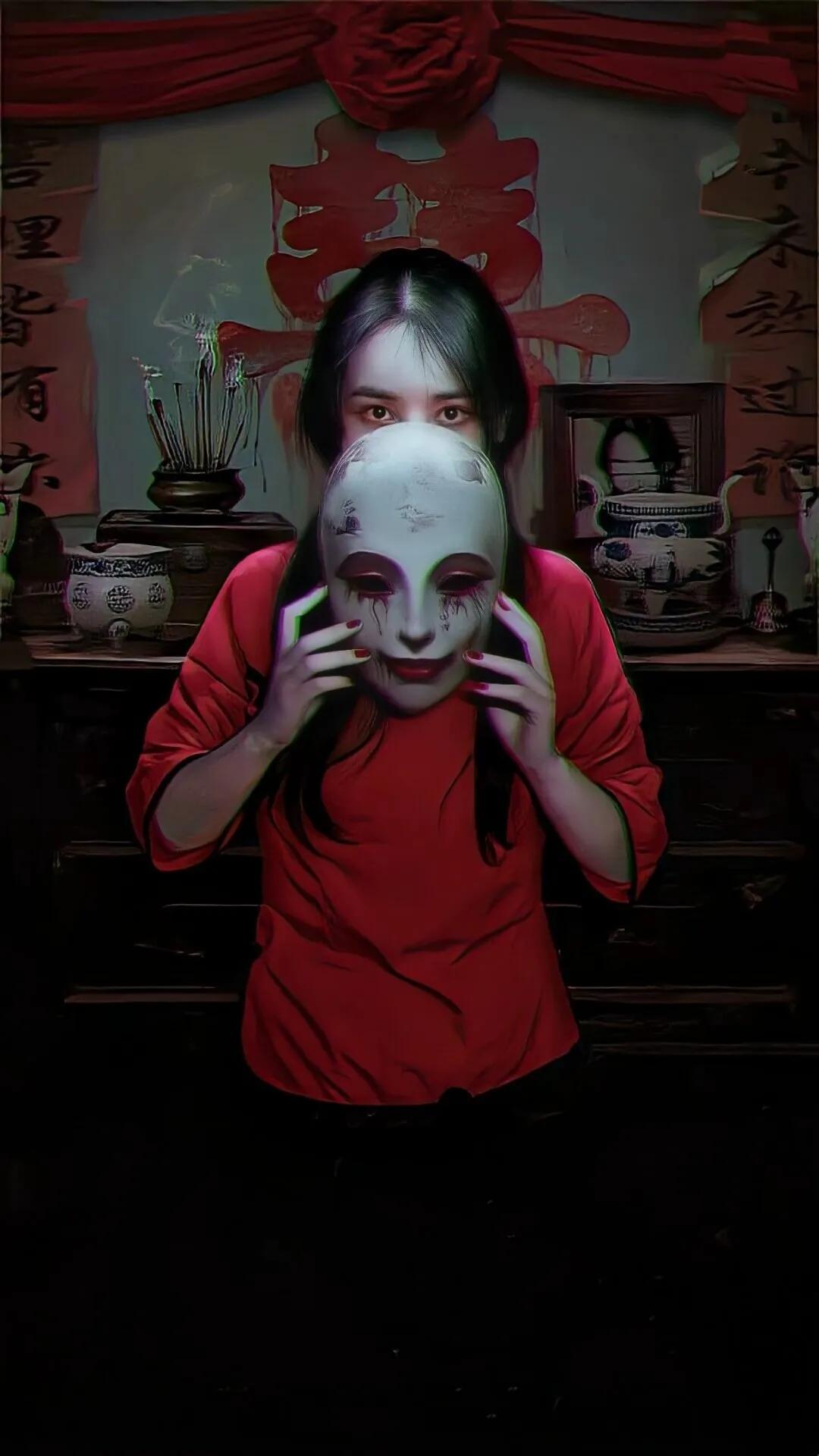 恐怖又真实的壁纸,恐怖黑暗系照片壁纸