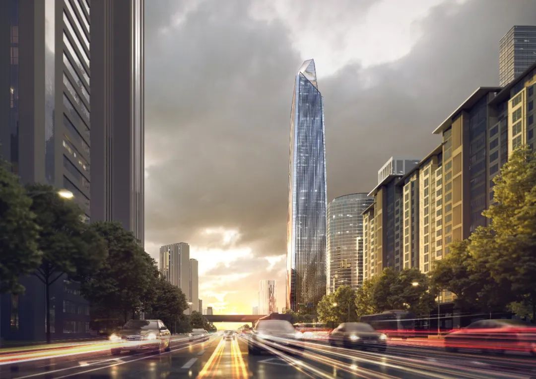 赣州新地标赣州之星,赣州赣江之星双子塔建筑工地