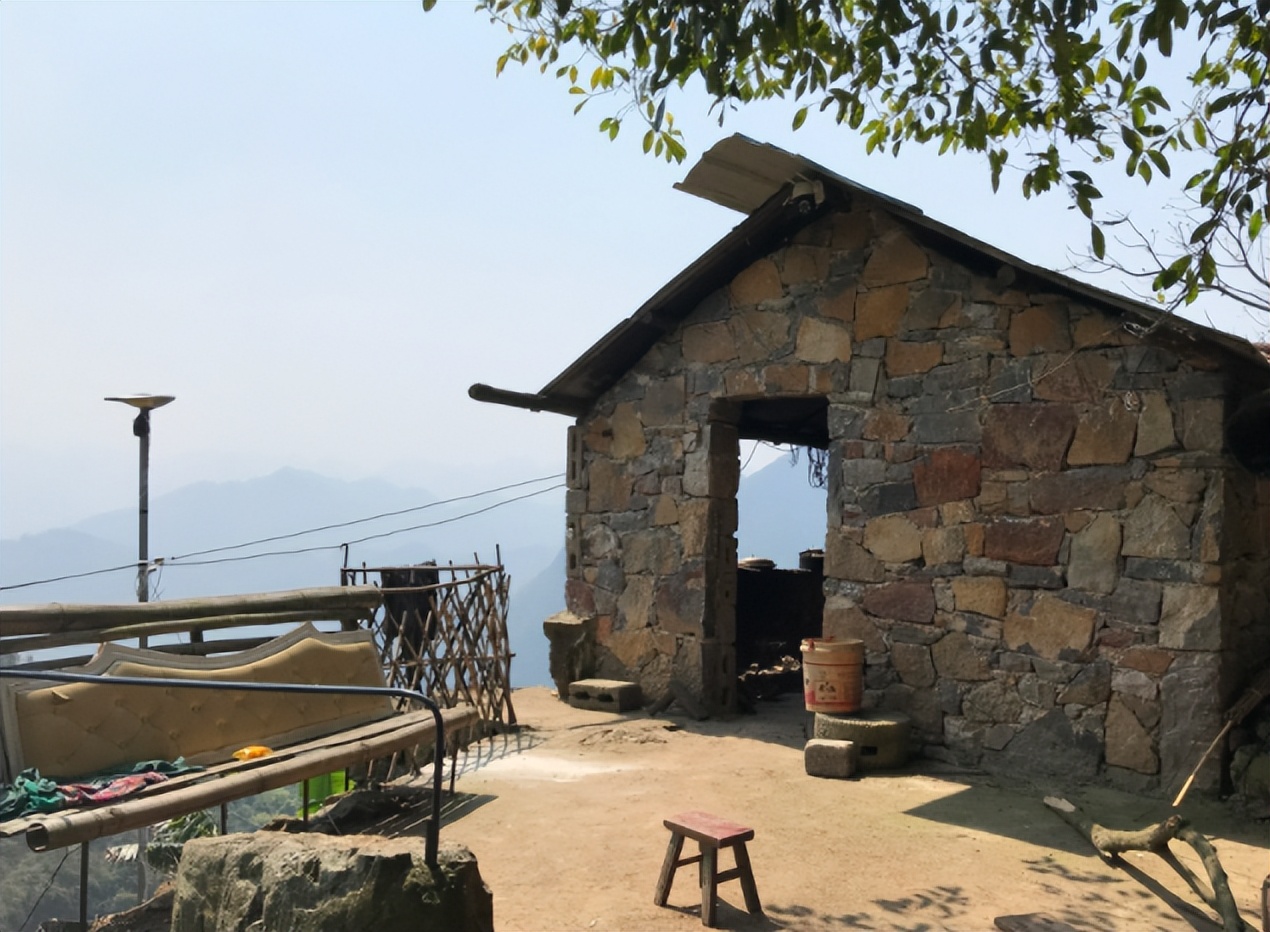 贵州一户人在悬崖上养羊,贵州蜗居13年在山上养羊