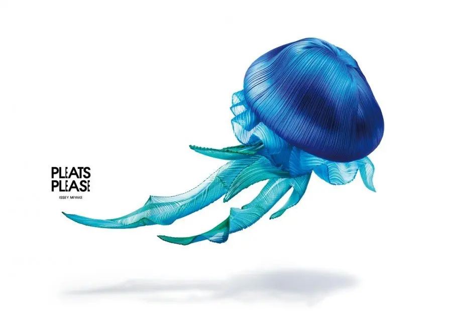 三宅一生的海报，设计同样是绝了