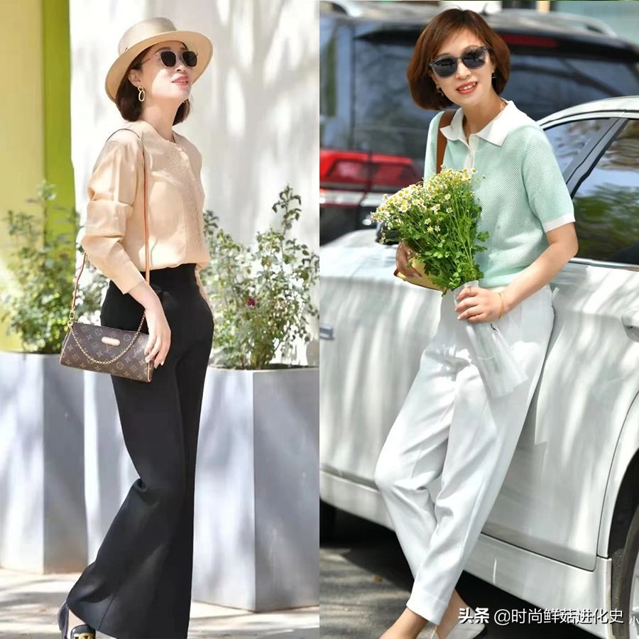 今年流行麻料女裤,复古文艺风天丝麻直筒裤