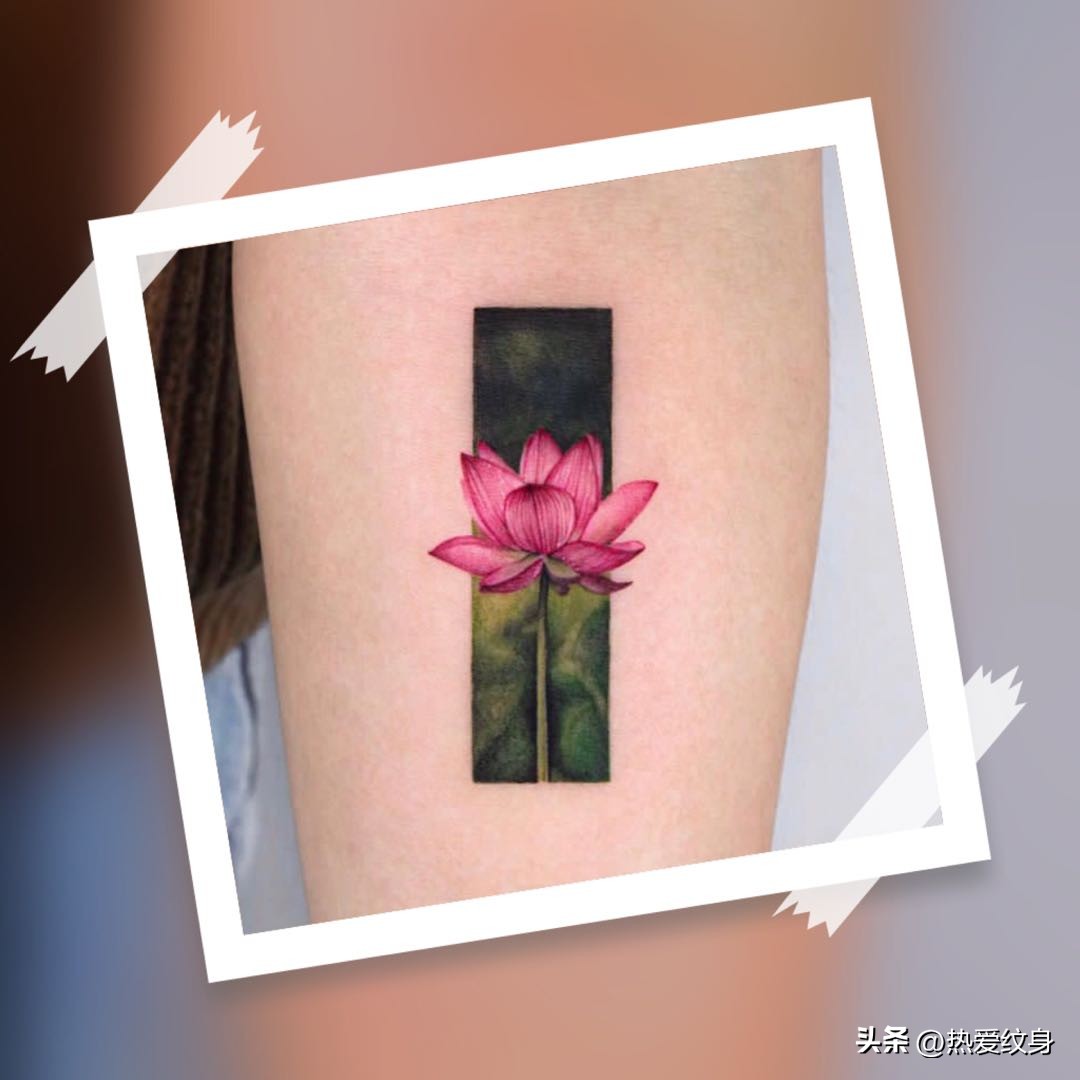 纹身就像你心中的一朵花,纹身像种在你内心深处的一朵花