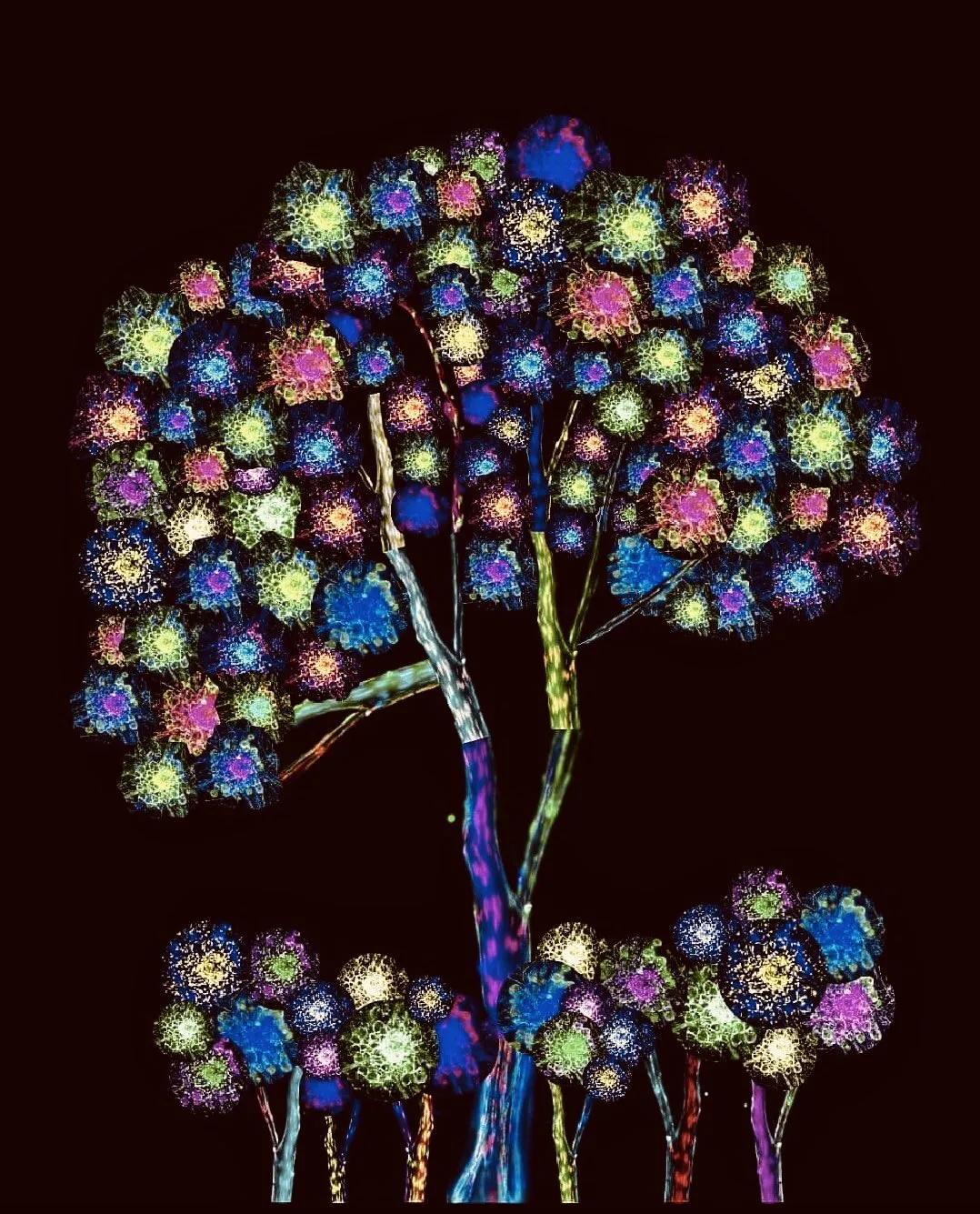 显微镜观察人体的四种组织图片,人体显微镜下的样子