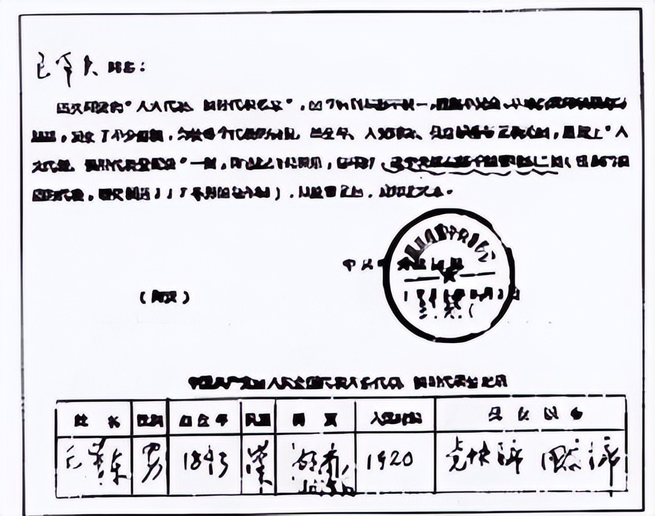 奇怪！毛主席亲自填写的入*党**时间是1920？硬笔字迹干练，沉稳大气