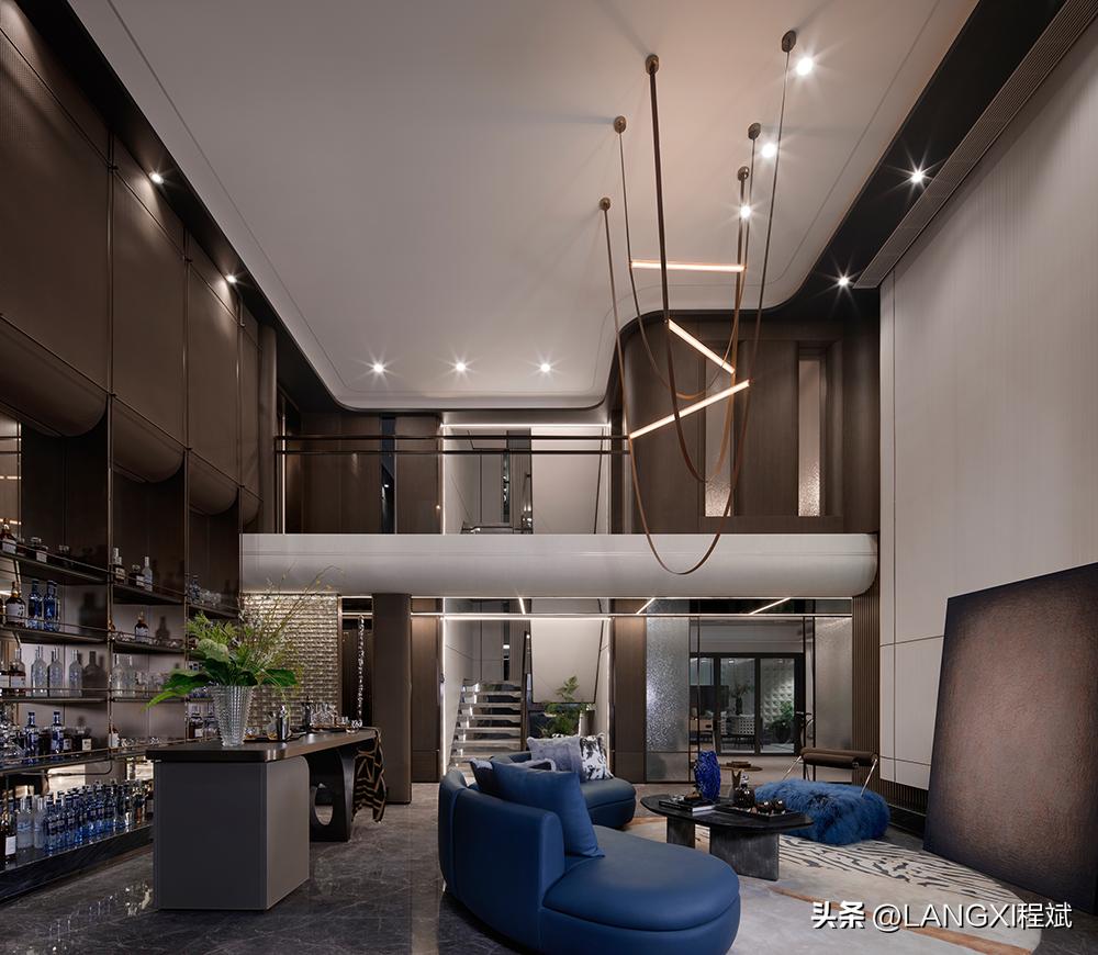 350平轻奢样板房,350平大平层样板间