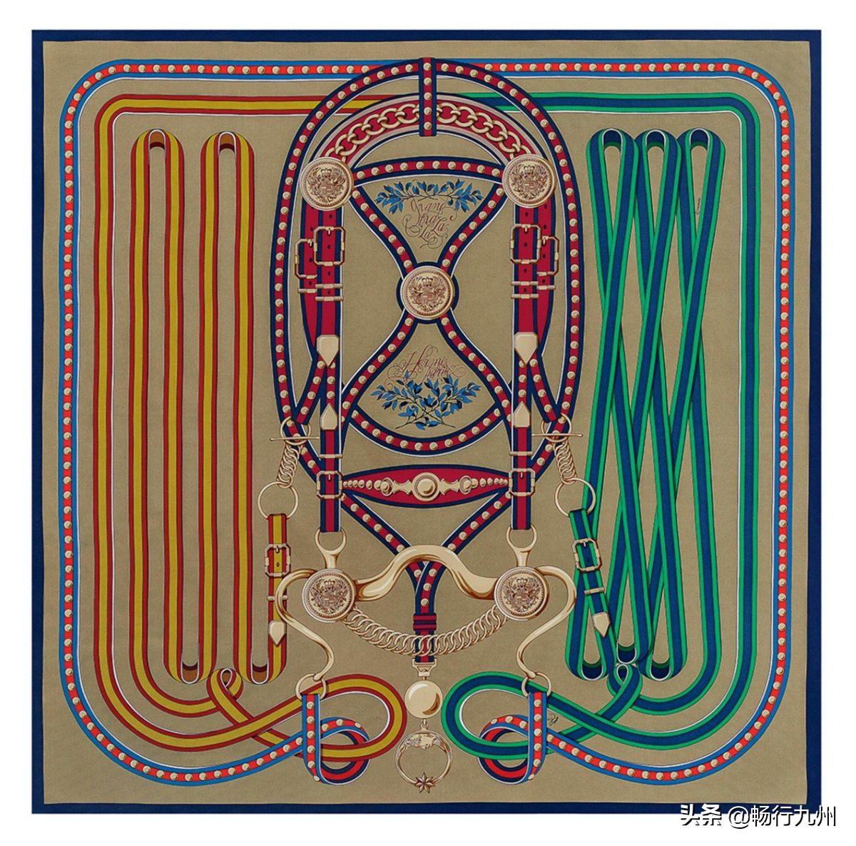 Hermès的围巾世界千变万化