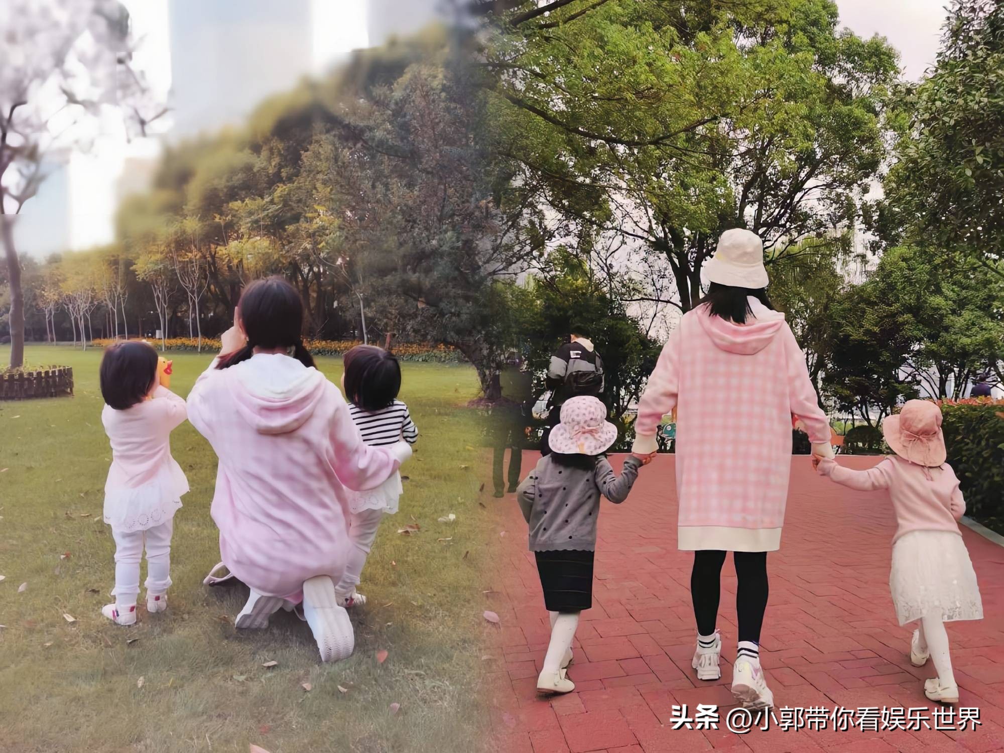 张杰抱双胞胎女儿给谢娜庆生,张杰谢娜双胞胎女儿一起参加综艺