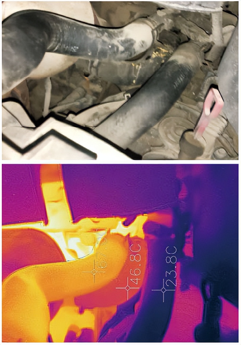 NO拆卸！只需两步，FLIRONEPro高效排查汽车发动机冷却液故障