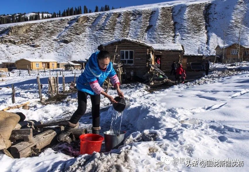 探寻琼库什台,琼库什台冬日河水